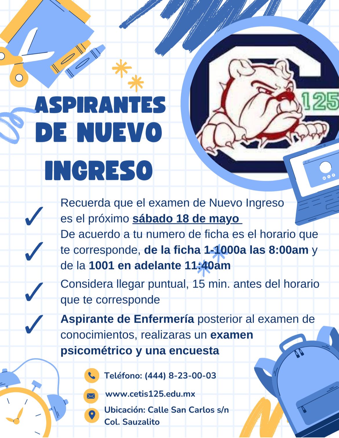 Nuevo ingreso 2024-2025